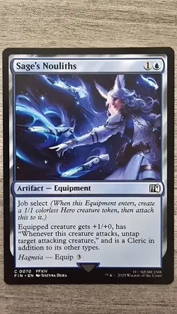 x4 Sage's Nouliths (C) #70 FINAL FANTASY MTG NM - Image 1