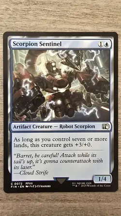 x4 Scorpion Sentinel (C) #72 FINAL FANTASY MTG NM - Image 1