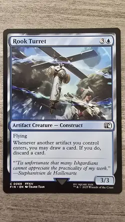 x4 Rook Turret (C) #69 FINAL FANTASY MTG NM - Image 1