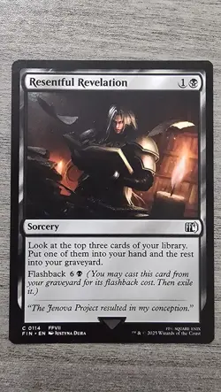 x4 Resentful Revelation (C) #114 FINAL FANTASY MTG NM - Image 1