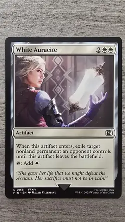 x4 White Auracite (C) #41 FINAL FANTASY MTG NM - Image 1