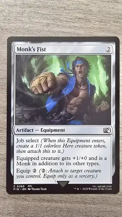 x4 Monk's Fist (C) #265 FINAL FANTASY MTG NM - Image 1