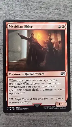 x4 Mysidian Elder (C) #145 FINAL FANTASY MTG NM - Image 1