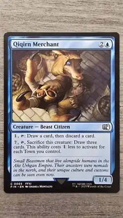 x4 Qiqirn Merchant (C) #65 FINAL FANTASY MTG NM - Image 1