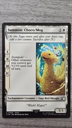 x4 Summon: Choco/Mog (C) #35 FINAL FANTASY MTG NM - Image 1
