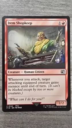 x4 Item Shopkeep (C) #142 FINAL FANTASY MTG NM - Image 1