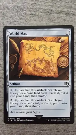 x4 World Map (C) #270 FINAL FANTASY MTG NM - Image 1