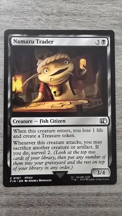 x4 Namazu Trader (C) #107 FINAL FANTASY MTG NM - Image 1