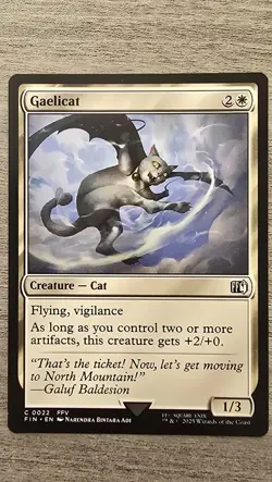 x4 Gaelicat (C) #22 FINAL FANTASY MTG NM - Image 1