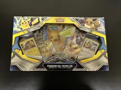 Pokemon TCG: Pikachu GX & Eevee GX Special Collection New Factory Sealed *Damage - Image 1