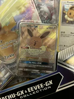 Pokemon TCG: Pikachu GX & Eevee GX Special Collection New Factory Sealed *Damage - Image 5
