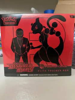 Pokemon TCG Destined Rivals POKEMON CENTER ETB - PC Elite Trainer Box Sealed - Image 1