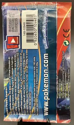 Pokemon XY Primal Clash Booster Pack - Mega Gardevoir - Artwork Sealed - Image 2