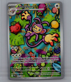 Ambipom 107/094 Illustration Rare Pokemon TCG Phantasmal Flames - NM - Image 1