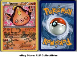 2013 Pokemon, Legendary Treasures, #RC12/RC25 Stunfisk, Holo Uncommon (b) - Image 1