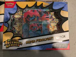 Pokemon TCG: Mega Evolution—Ascended Heroes Mega Feraligtr Ex Box x3 lot of 3 - Image 2
