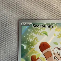 Pokemon Scorbunny 225/217 ASC Holo Basic Fire 2026 - Image 4