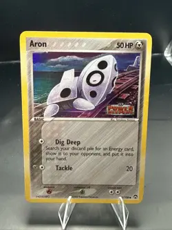 Pokemon Aron Reverse Holo 42/108 EX Power Keepers Stamped - Image 2