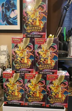 Lot Of 6 Pokemon TCG Ascended Heroes Booster Bundle NEW FACTORY SEALED - IN HAND - Image 1