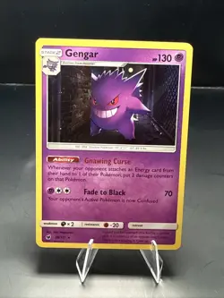 Pokemon Gengar 38/111 Sm-Crimson Invasion Holo Rare English - Image 1