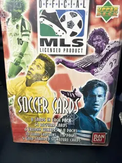 1996-1997 Upper Deck MLS Sealed Hobby Box Super Rare UnOpened Inaugual SEASON - Image 3