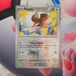 Pokrmon TCG - Pidgey 016/165 Play! Prize Stamp - Reverse Holo promo - Image 3