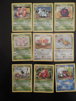 Vintage Pokemon Jungle Set Lot of 15 LP/NM Jigglypuff Persian MORE USA Seller - Image 3