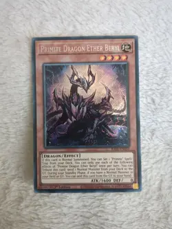 ☆ RA05-EN033 Primate Dragon Ether Beryl Secret Rare 1st Ed YuGiOh ☆ - Image 1