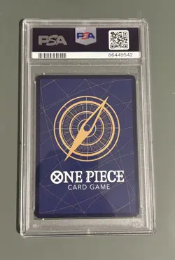 2023 One Piece 1st Anniversary OP05 Oda Signature Monkey D Luffy Japanese PSA 10 - Image 2