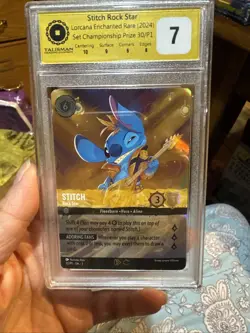 Disney Lorcana Stitch Rockstar Enchanted Promo Inklands Rock Star Winner 30/P1 - Image 2