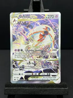 Pokemon TCG Crown Zenith Deoxys v Star GG46/GG70 Galarian Gallery Near Mint - Image 1