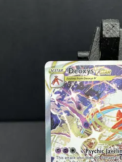 Pokemon TCG Crown Zenith Deoxys v Star GG46/GG70 Galarian Gallery Near Mint - Image 2
