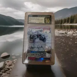 CGC PRISTINE 10 Pokemon TCG JPN Fairy Rise Alolan Ninetales GX Full Art 025/050 - Image 1