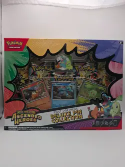 Pokemon Ascended Heroes First Partner Deluxe Pin Collection Sealed New - Image 1