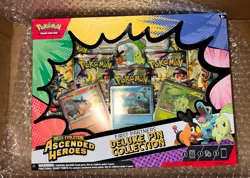 Pokemon Ascended Heroes First Partner Deluxe Pin Collection NEW FACTORY SEALED - Image 1