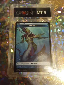 Bird 0002 Merfolk 0003 Double-Sided Token Magic the Gathering Graded Mint 9 Card - Image 1