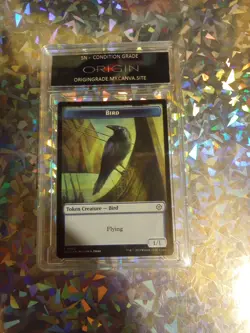 Bird 0002 Merfolk 0003 Double-Sided Token Magic the Gathering Graded Mint 9 Card - Image 3