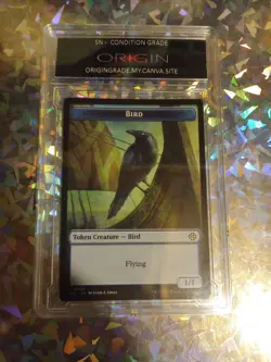 Bird 0002 Merfolk 0003 Double-Sided Token Magic the Gathering Graded Mint 9 Card - Image 4