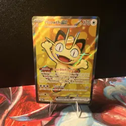 Pokemon Meowth EX Holo Card 107/088 Basic Cat 170HP 60 Attack Perfect Order - Image 1
