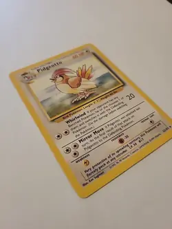 Pidgeotto 022/102 Base Set Regular Pokemon Card - LP - Image 3