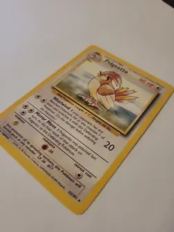 Pidgeotto 022/102 Base Set Regular Pokemon Card - LP - Image 4