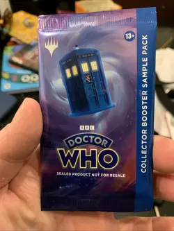 MTG **SAMPLE** Collector Booster Pack - Sealed Dr Who - Image 1