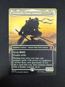 Leonardo, Sewer Samurai (BORDERLESS) - TMNT (Magic) NM - Image 1