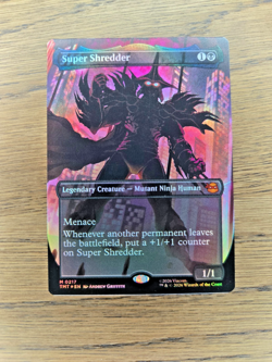 Super Shredder Borderless Foil MTG TMNT NM - Image 1