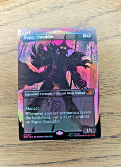 Super Shredder Borderless Foil MTG TMNT NM - Image 2