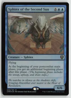 Sphinx of the Second Sun LP Foil Commander Legends Magic: The Gathering - Image 1