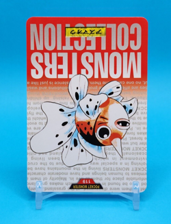 Pokemon Card Japanese - Seaking No. 119 - Bandai Carddass - Red - Image 2