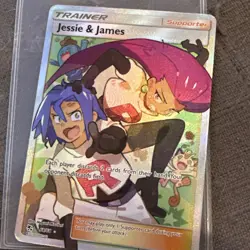 Pokemon TCG Hidden Fates Jessie & James #68/68 Trainer Holo Card English - Image 1