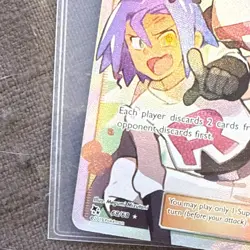 Pokemon TCG Hidden Fates Jessie & James #68/68 Trainer Holo Card English - Image 3