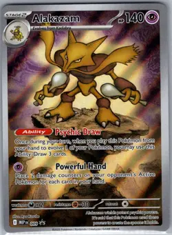 Alakazam MEP 009 ME: Mega Evolution Promo - Pokemon Card - NM - Image 1